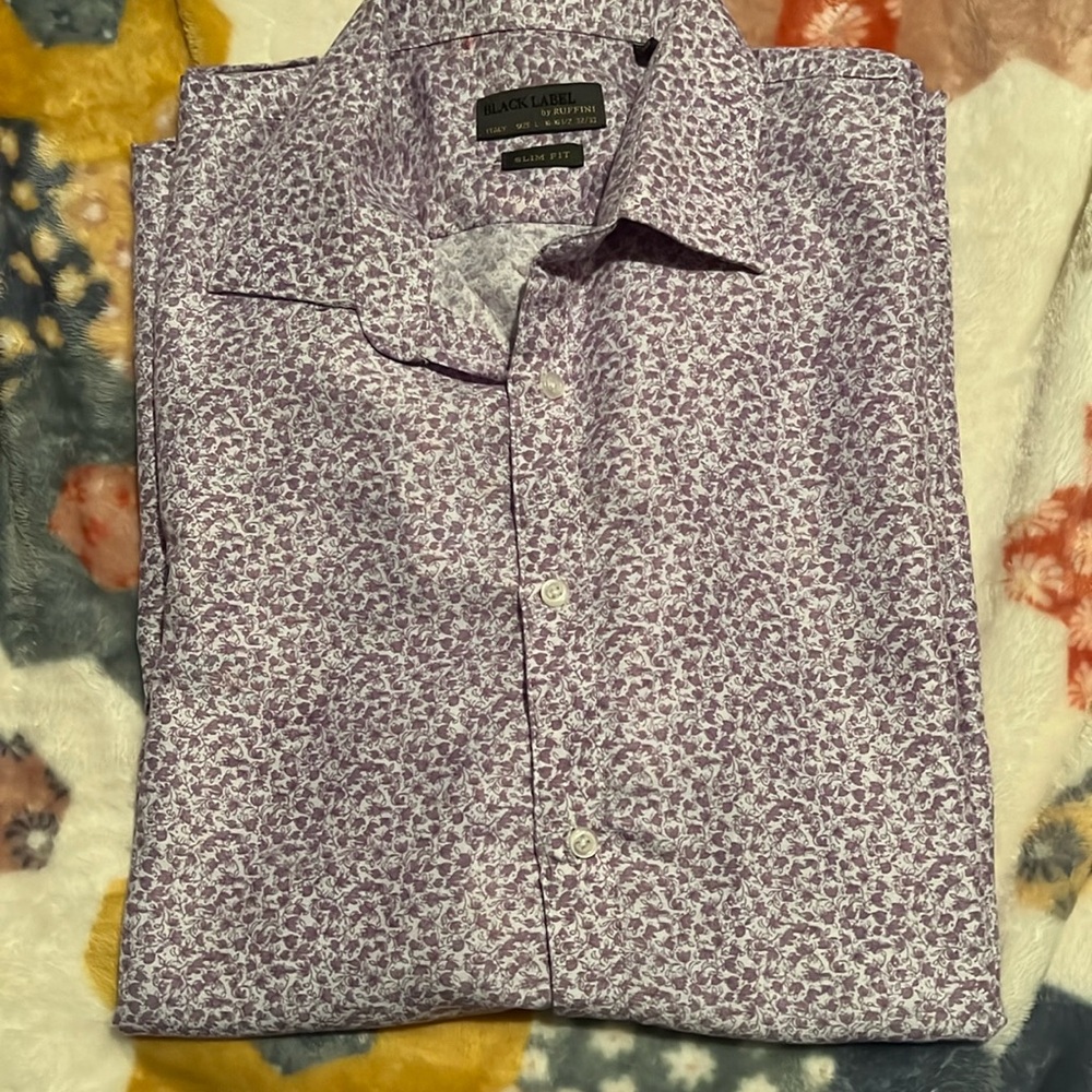 Black Label button down dress shirt 👔